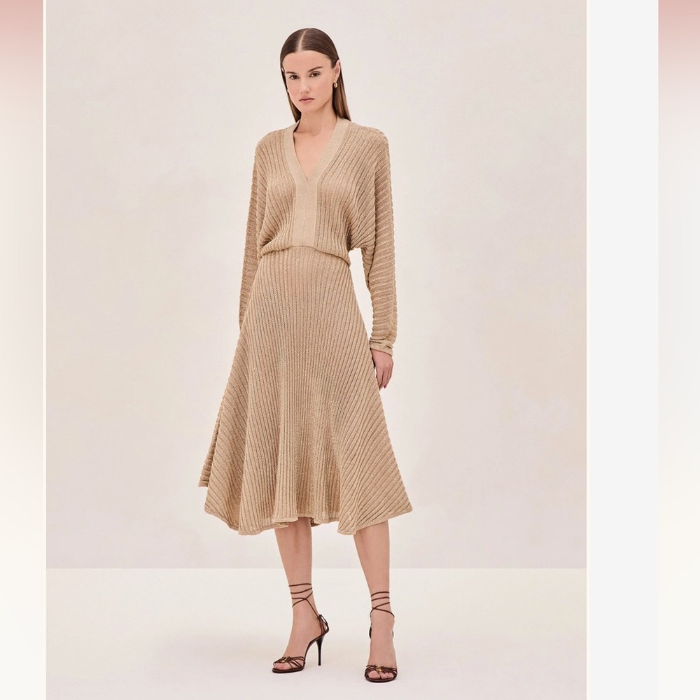Alexis Heida Dress- Gold